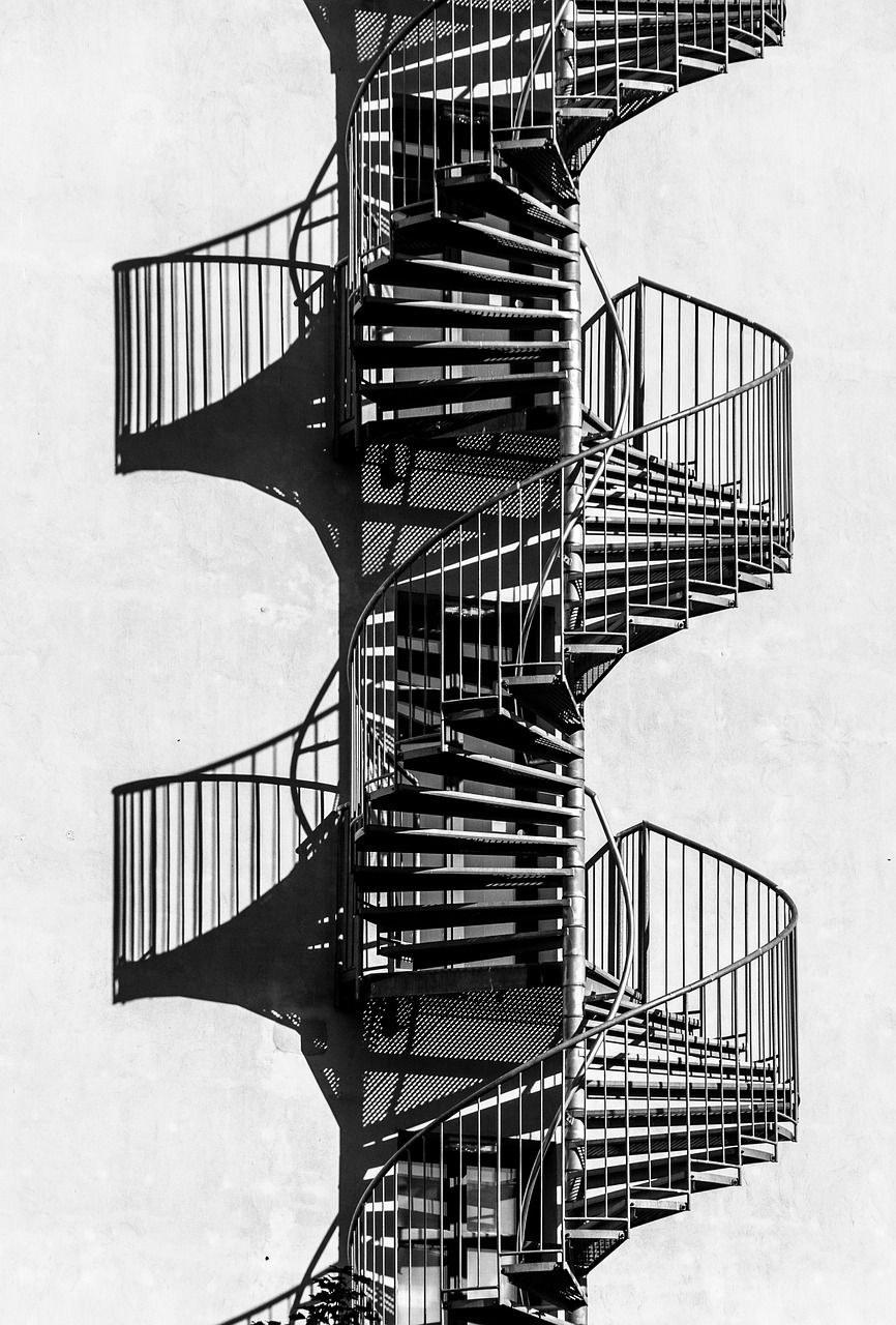 Vindeltrapp: Kunst møter funksjon